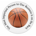 Basketball Photo Hand Mirror (2.5" Diameter)